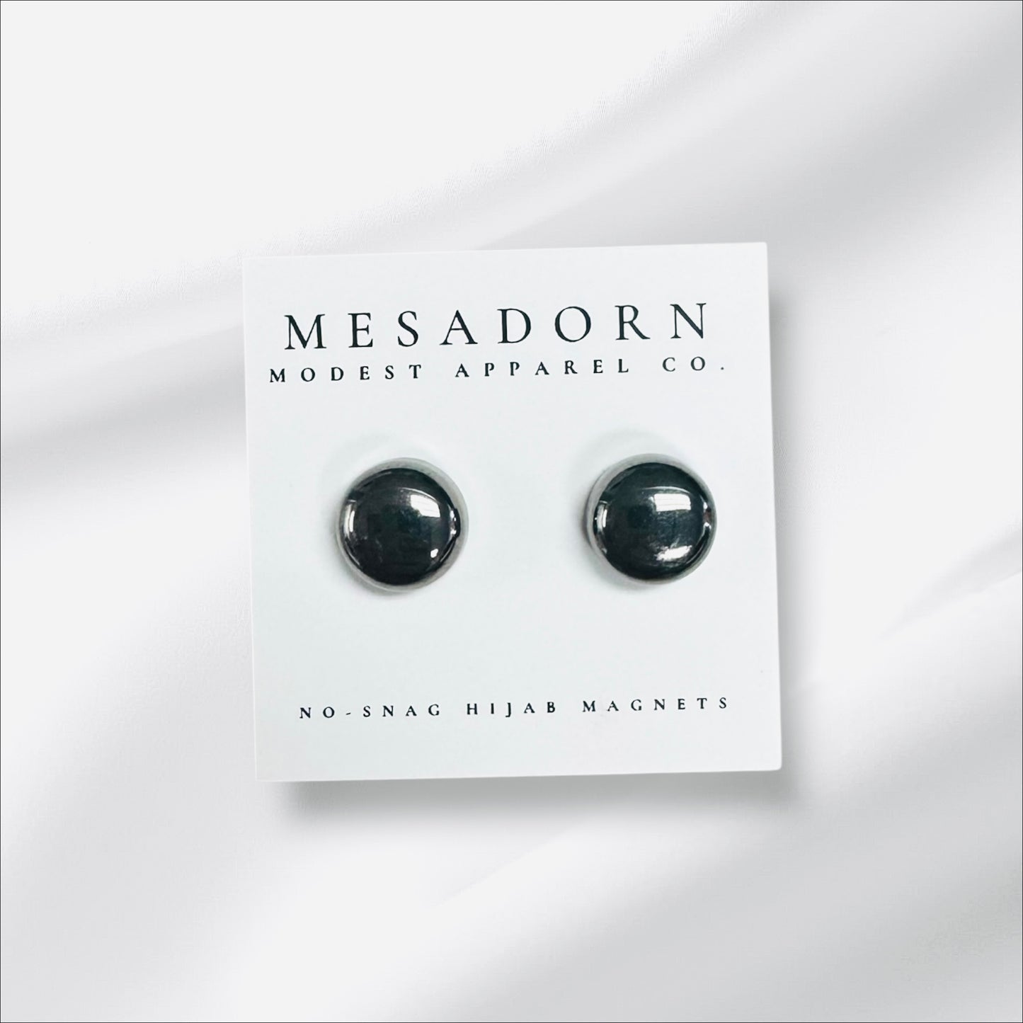 Hijab Magnets - Dark Silver