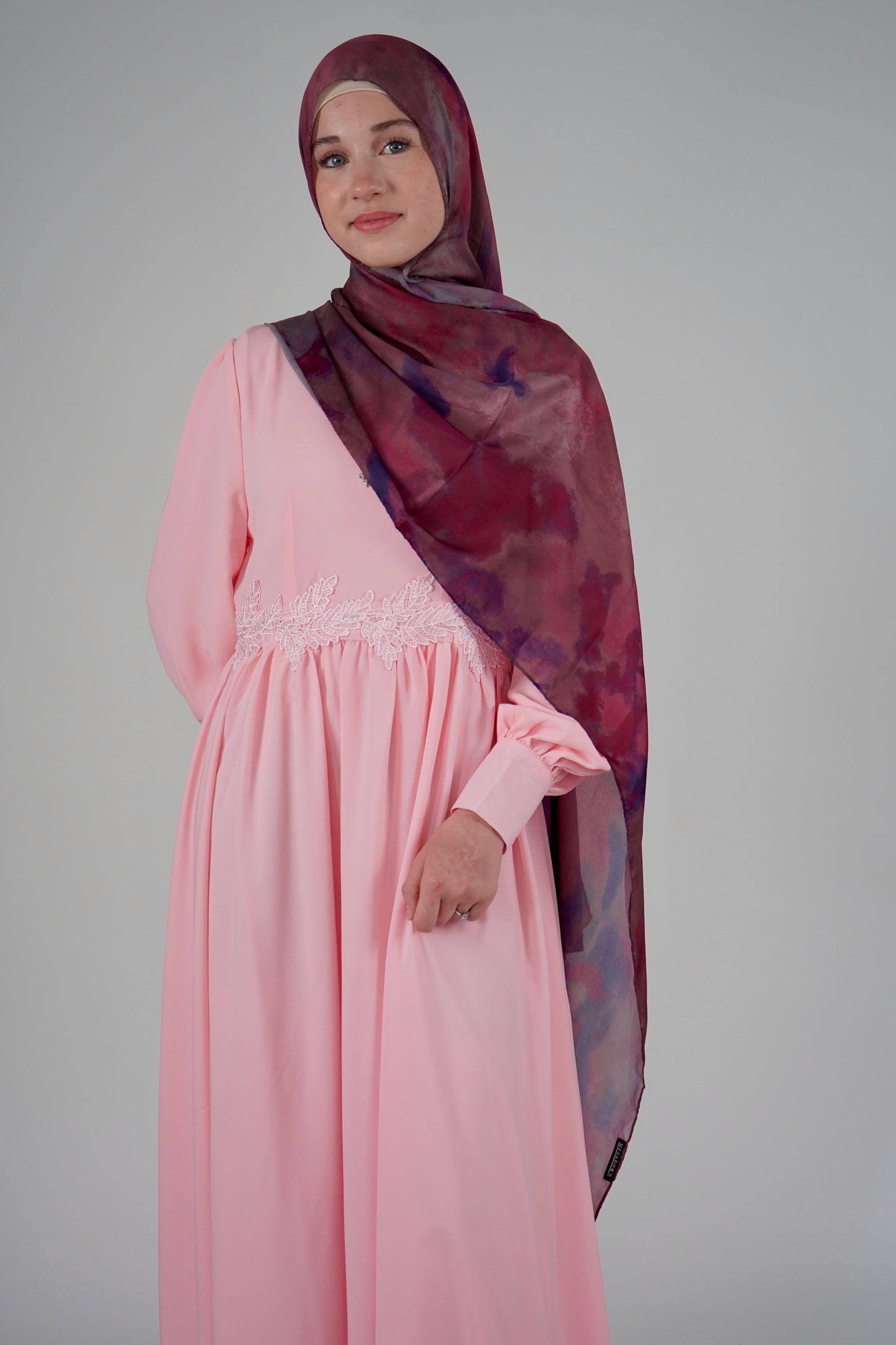 Chiffon Dress - Blush Pink