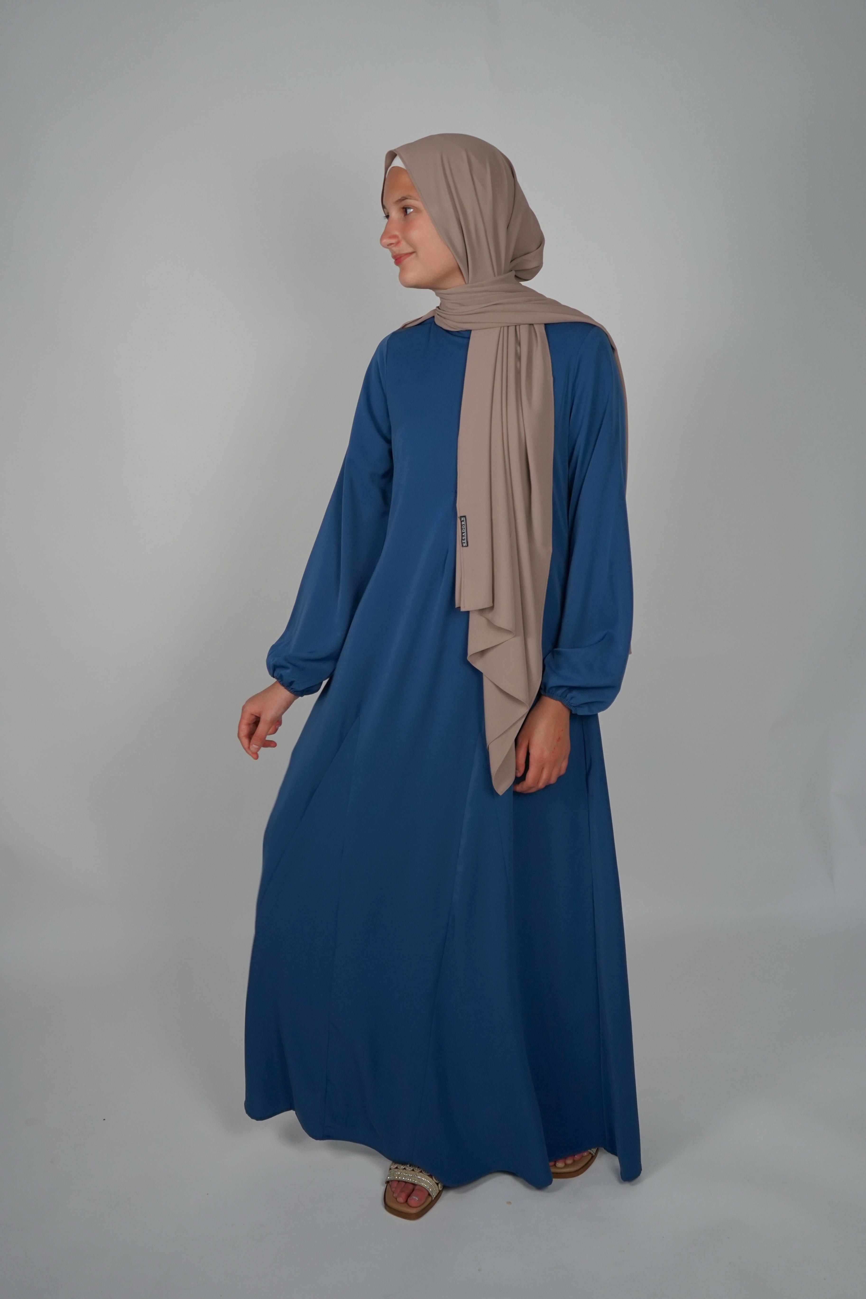Kids Simple Abaya - Navy Kids Simple Abaya - Navy