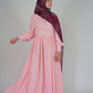 Chiffon Dress - Blush Pink