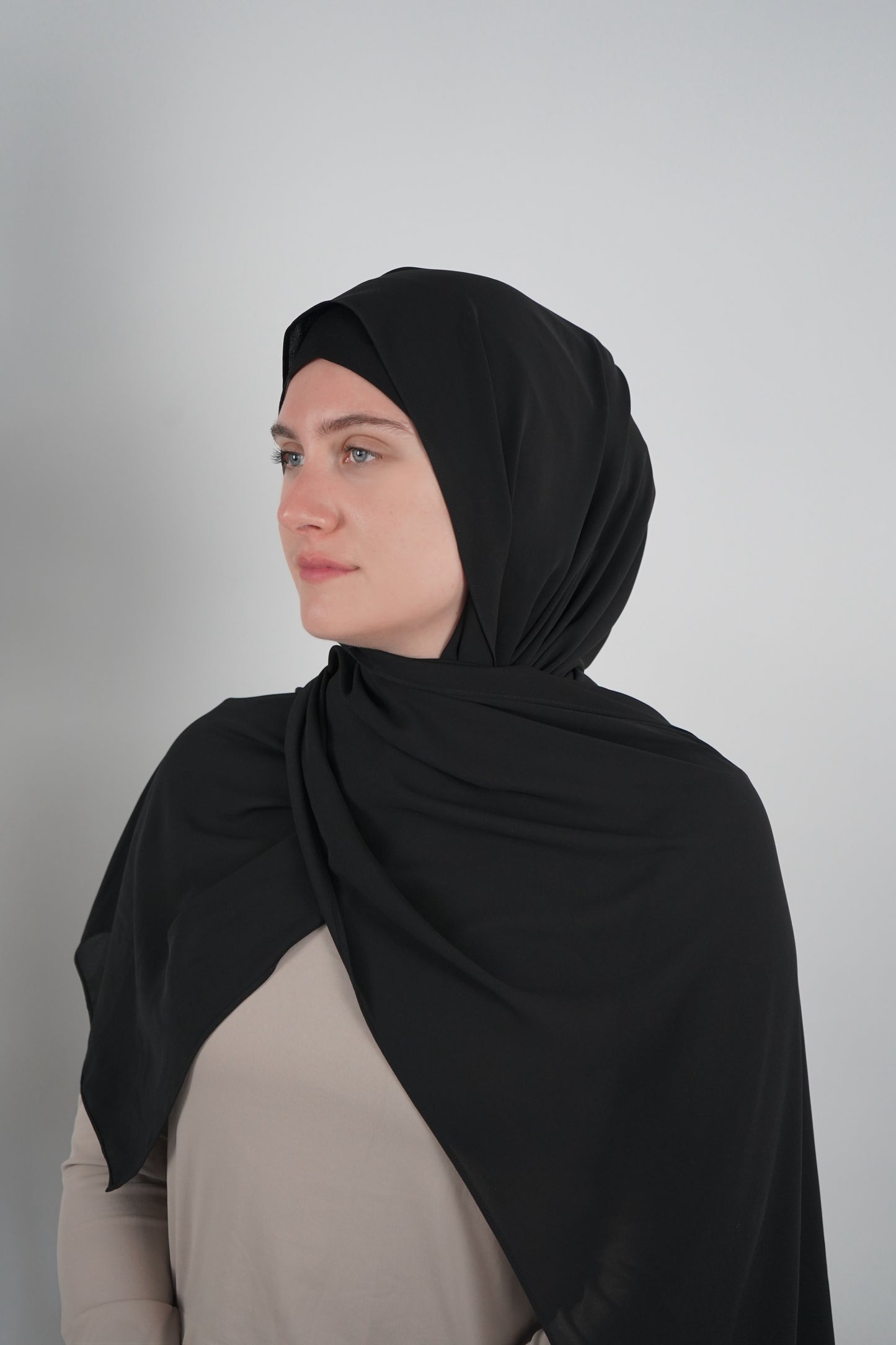 Signature Chiffon Hijab - Black