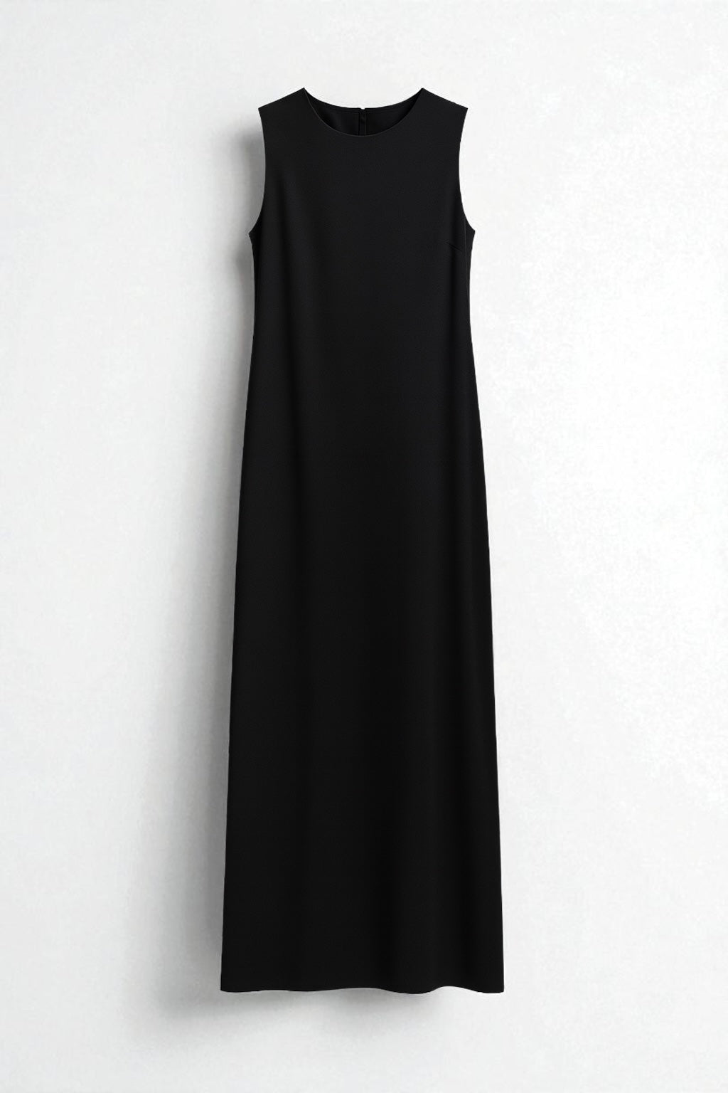 Satin Slip Dress - Black