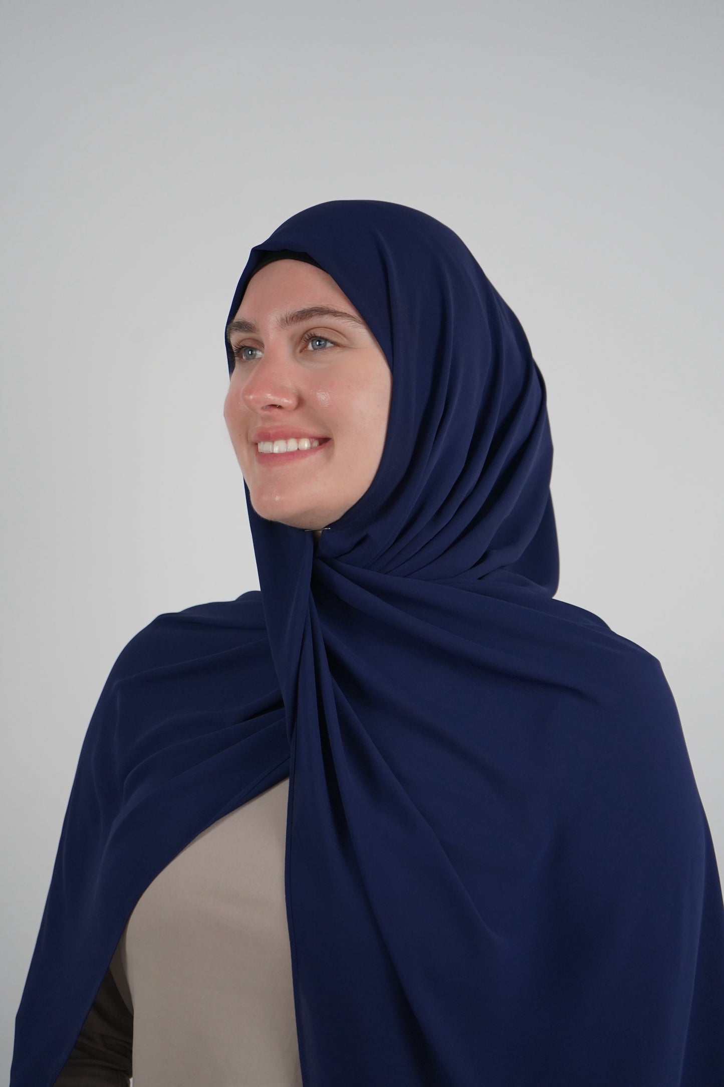 Signature Chiffon Hijab - Navy