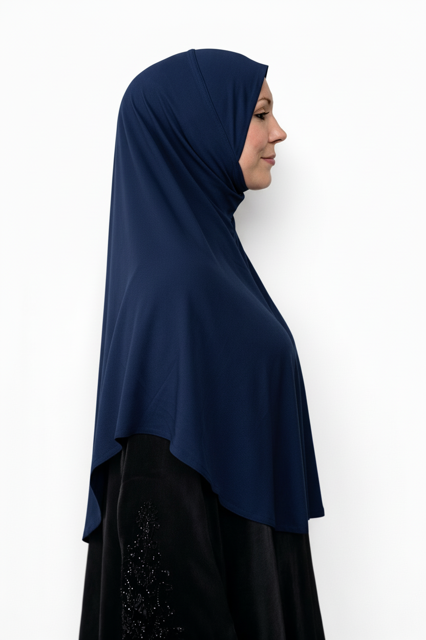Instant One piece Hijab - Navy - Size XL