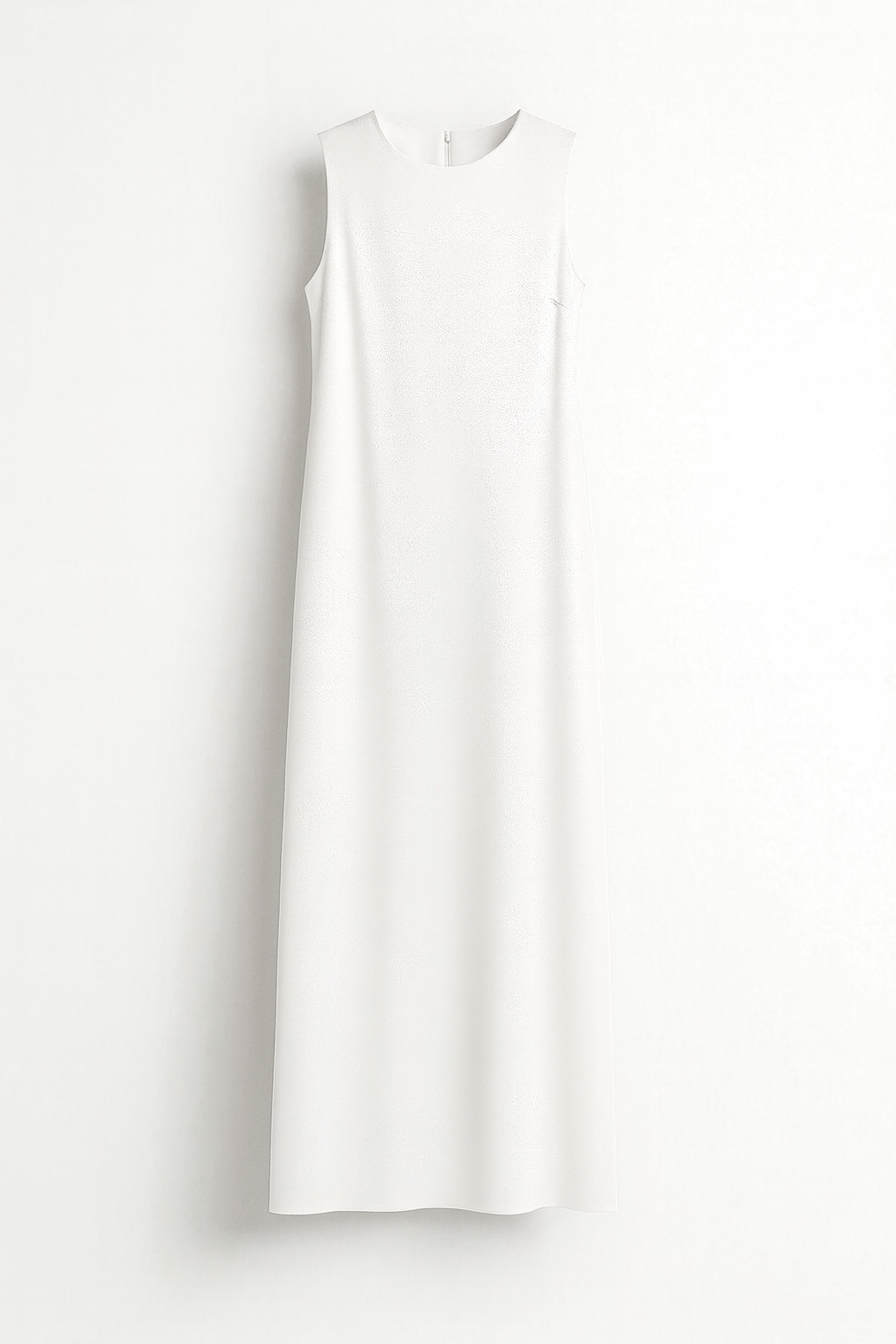 Satin Slip Dress - White