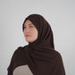 Signature Chiffon Hijab - Espresso