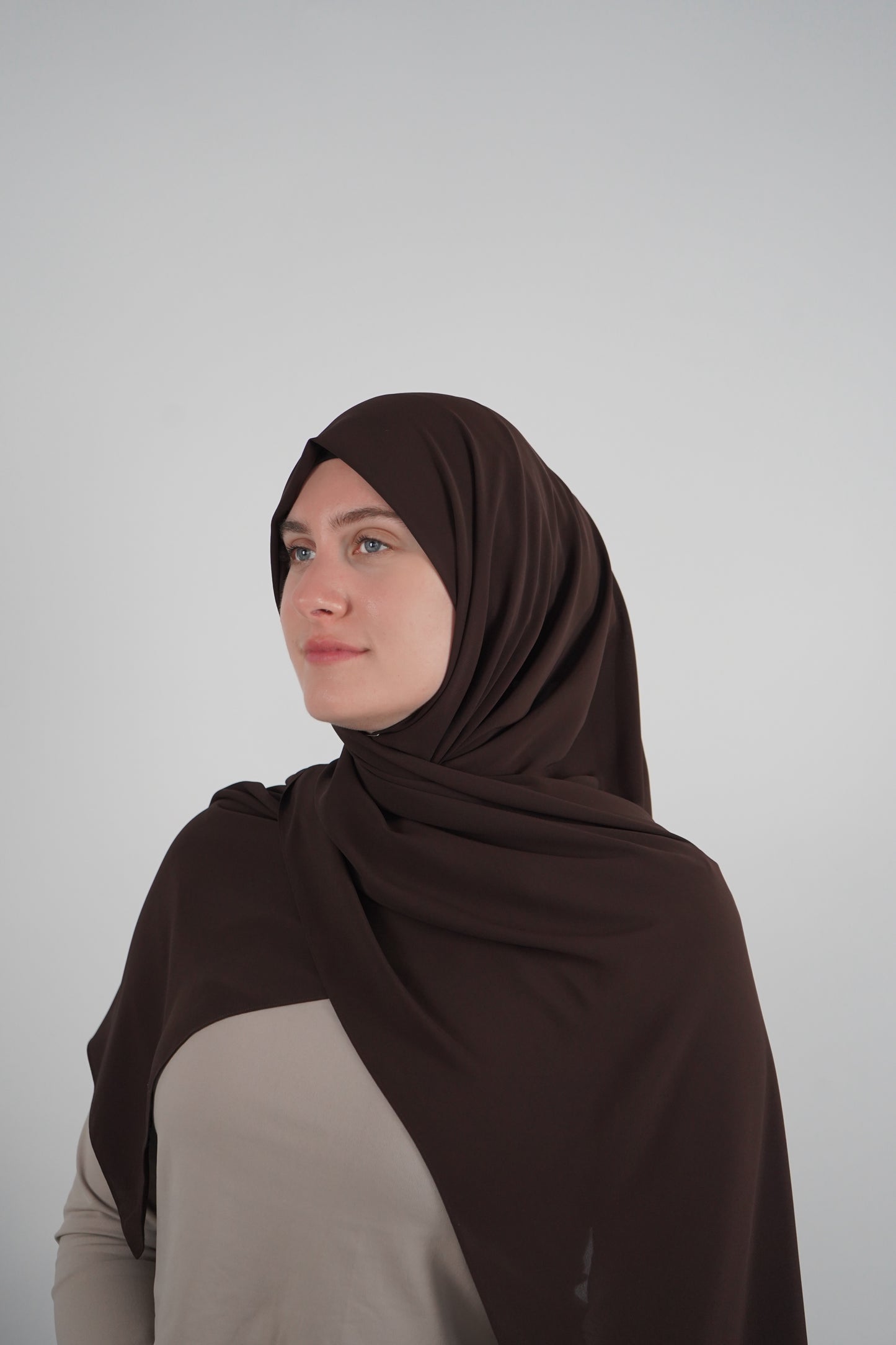 Signature Chiffon Hijab - Espresso