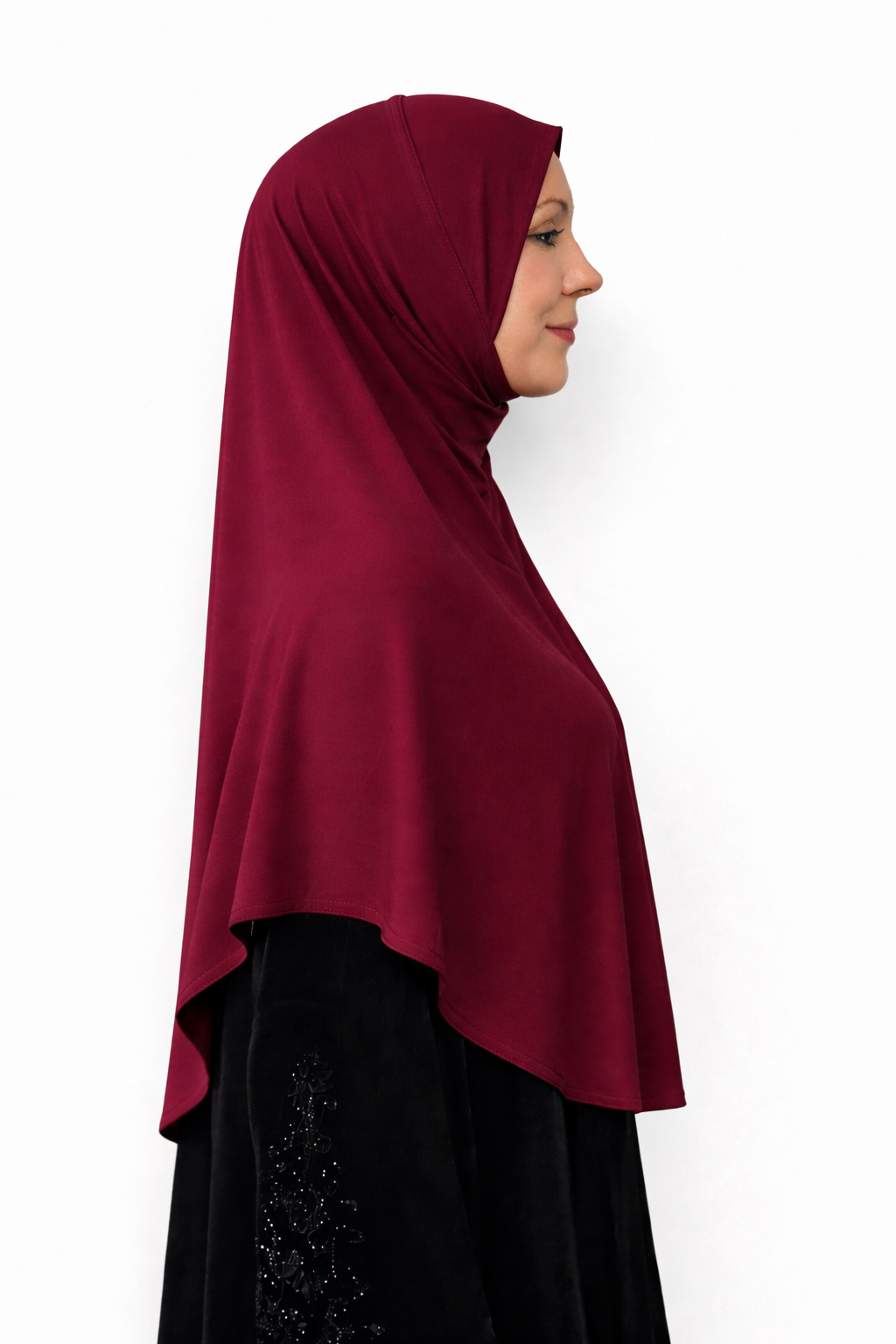 Instant One piece Hijab - Maroon - Size XL