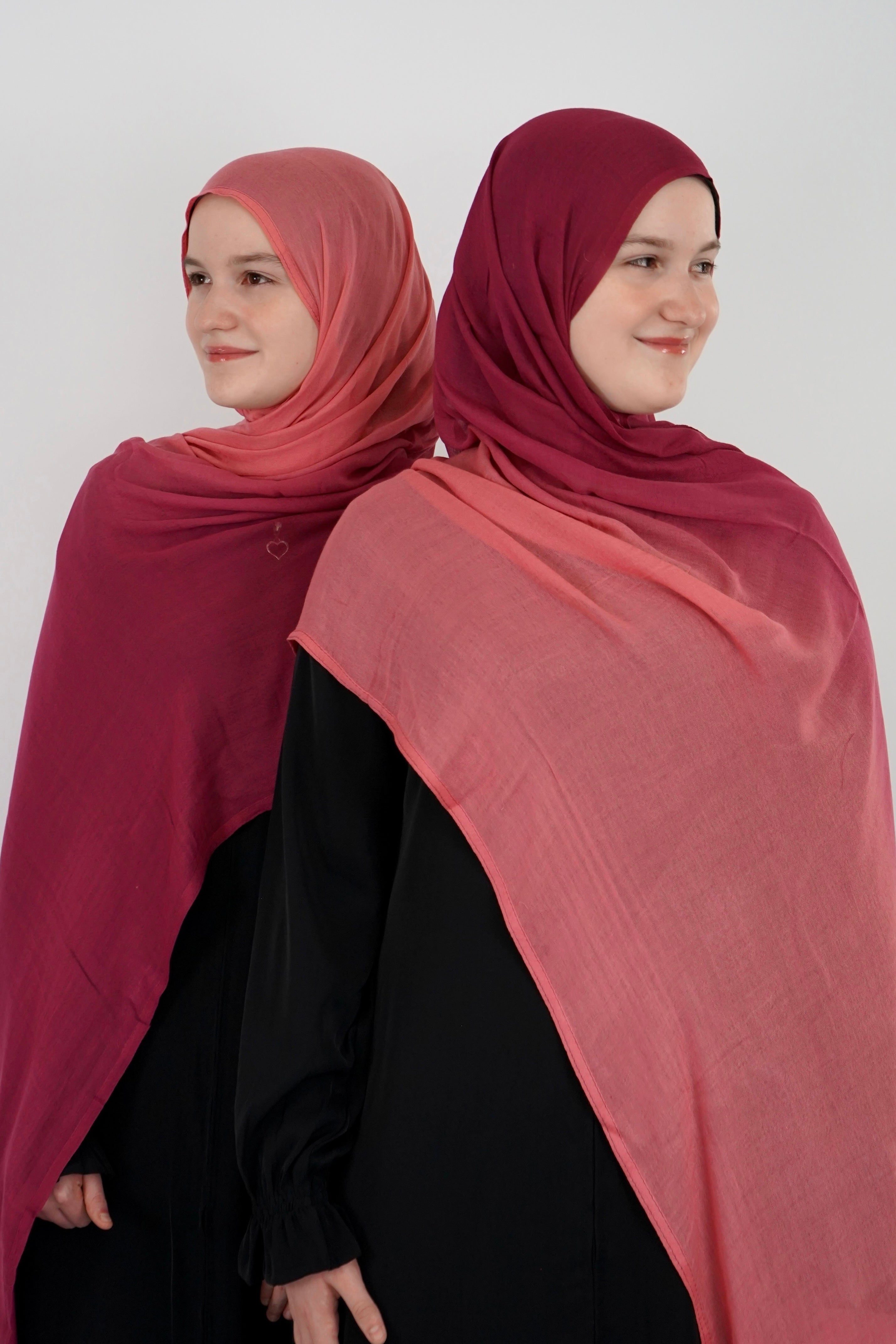 Ombre Modal Hijab - Mulberry Rose