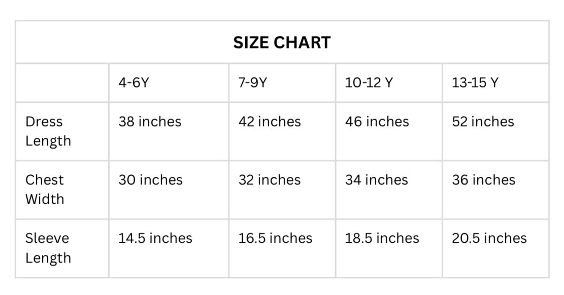 Kids Cotton Dress - White