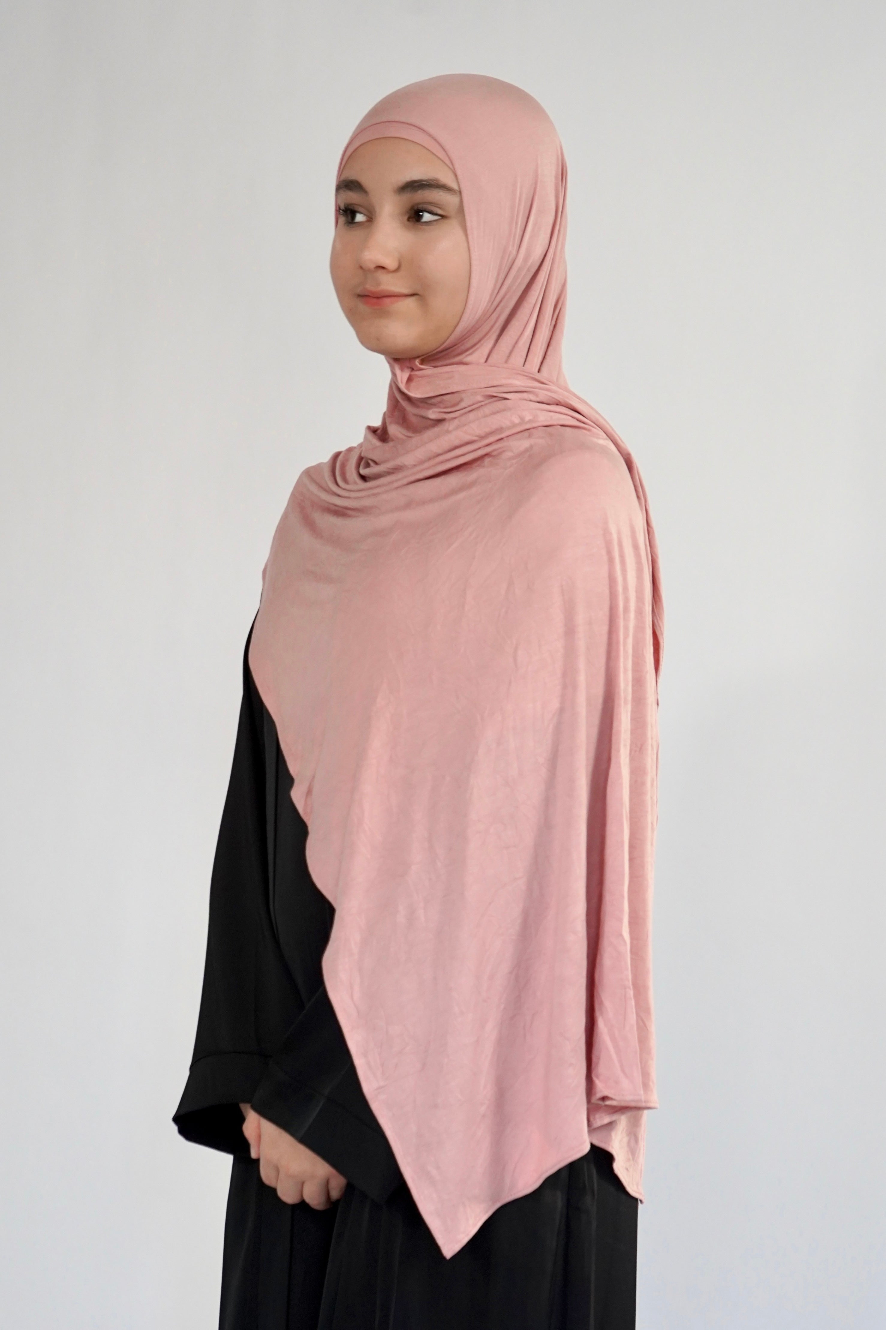 Bamboo Jersey Hijab - Light Pink