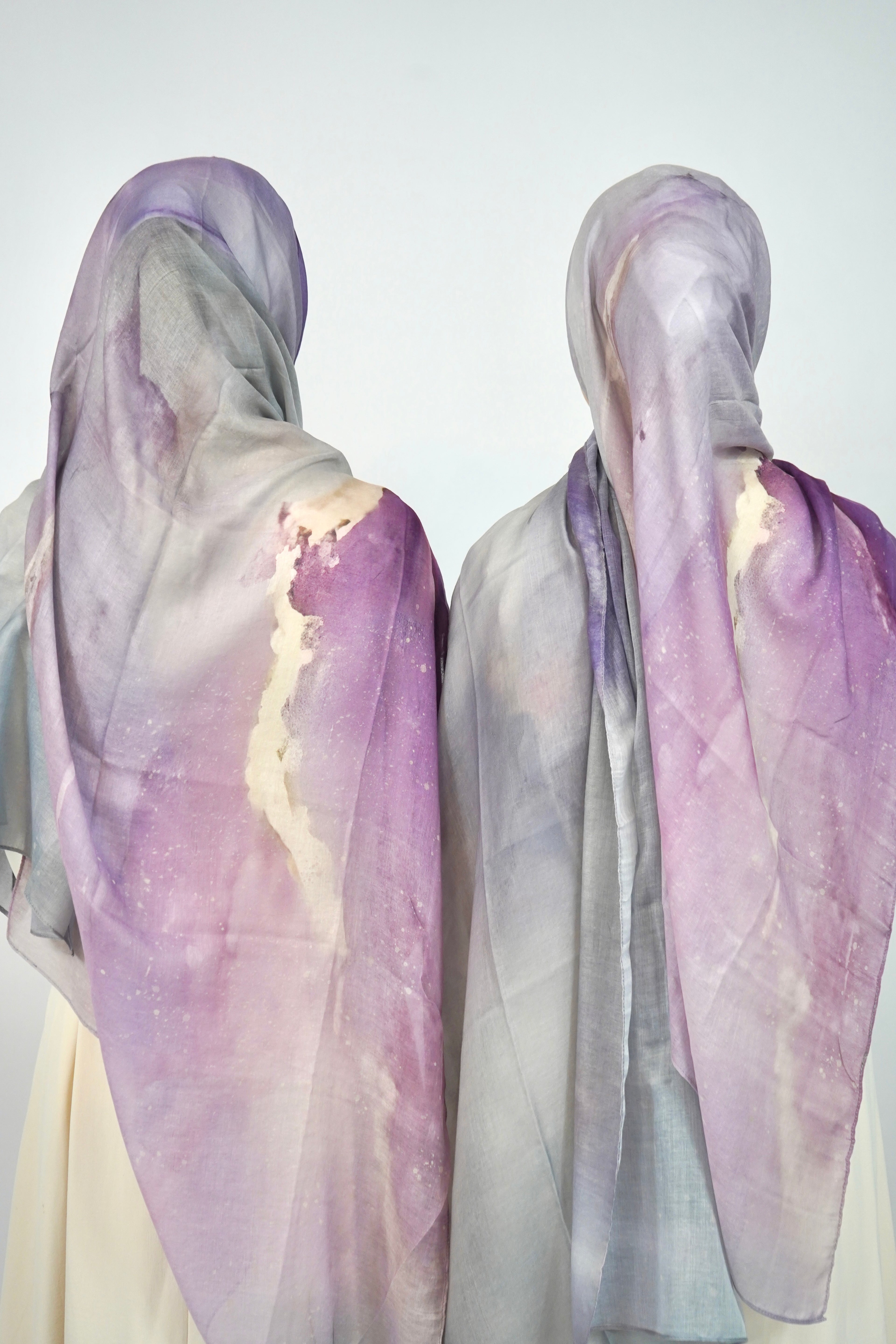 Print Cotton Hijab - Lavender Mist