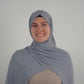 Signature Chiffon Hijab - Gray