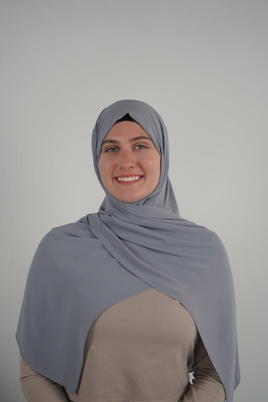 Signature Chiffon Hijab - Gray