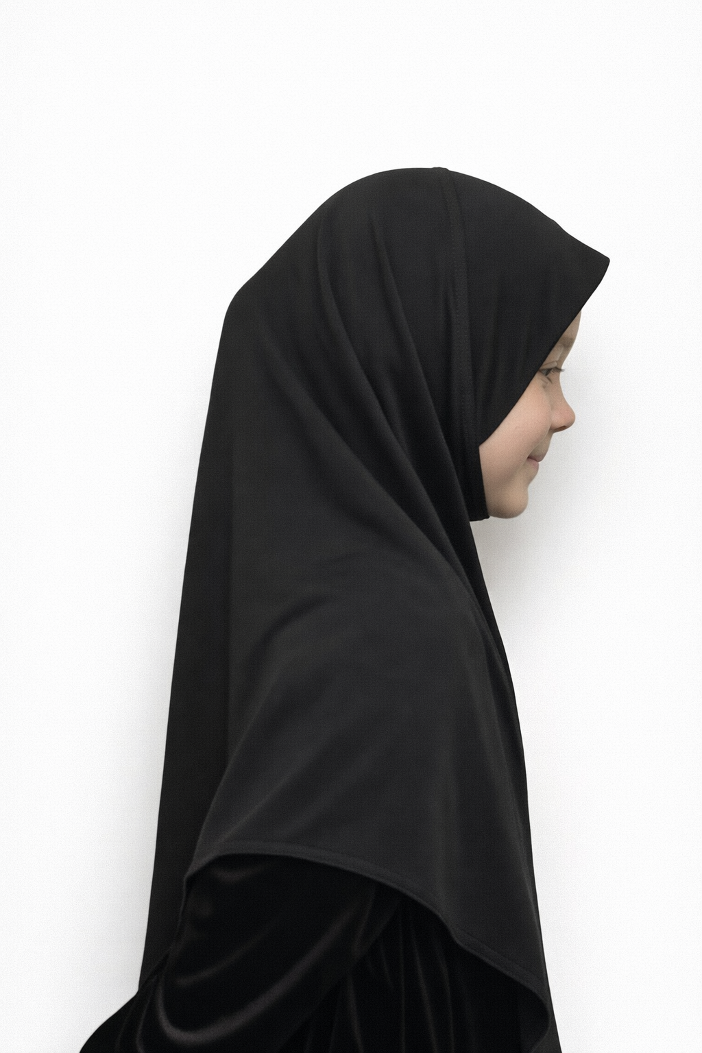 Instant One piece Hijab - Black - Size M