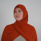 Signature Chiffon Hijab - Pumpkin Spice