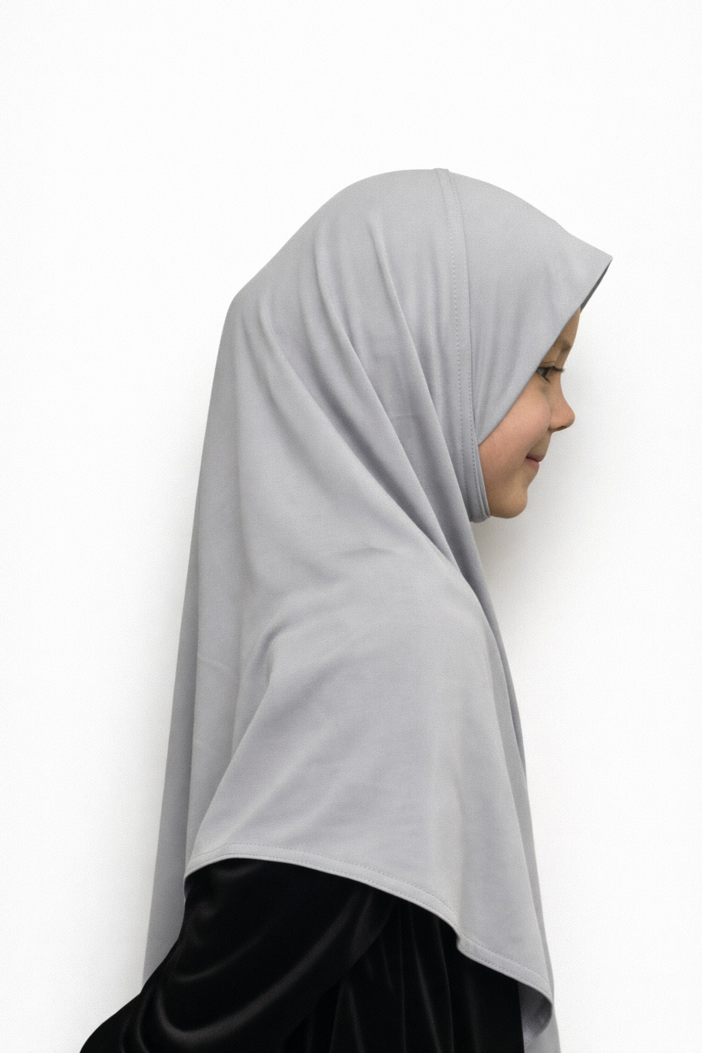 Instant One piece Hijab - Gray - Size M