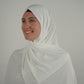 Signature Chiffon Hijab - White