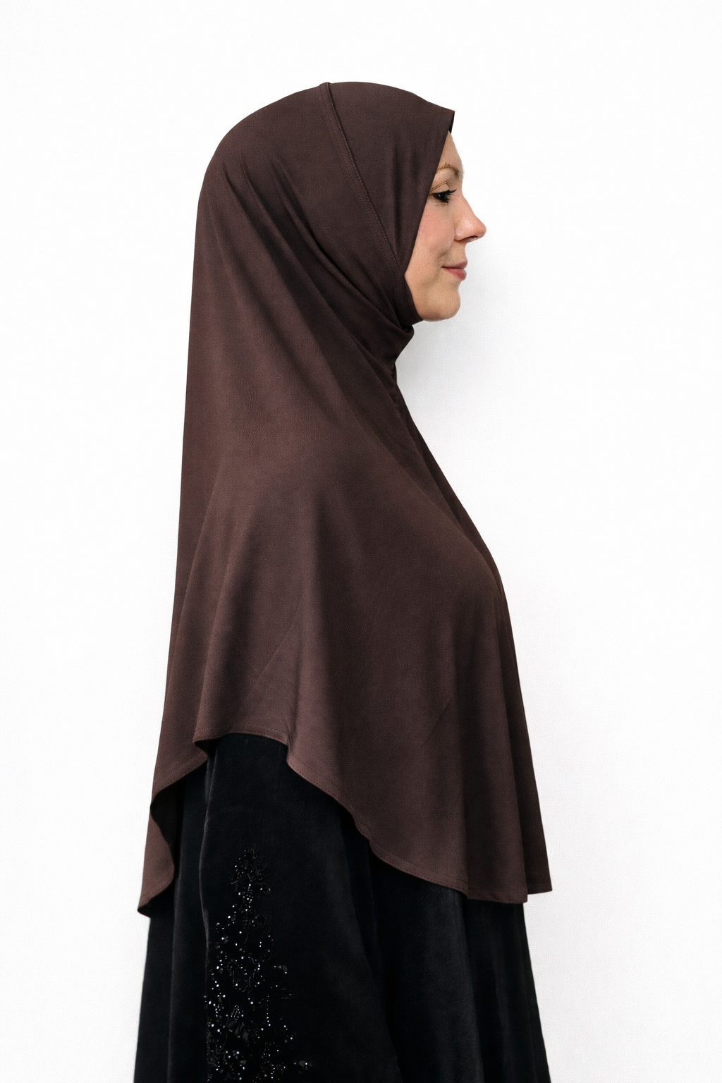 Instant One piece Hijab - Espresso - Size XL