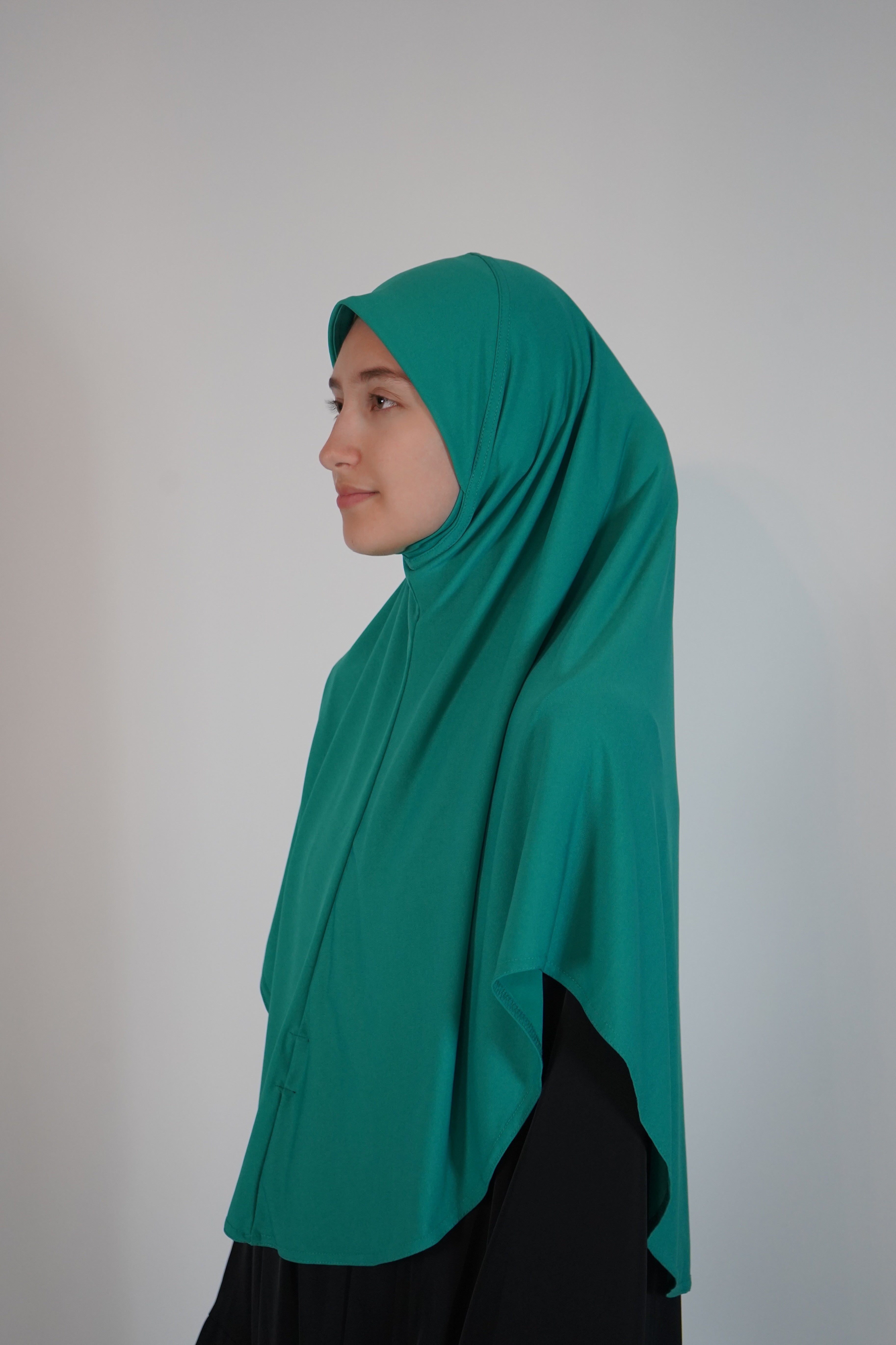Instant One piece Hijab - Teal - Size XL