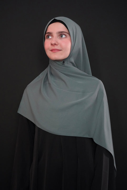 Medina Silk Hijab - Light Green
