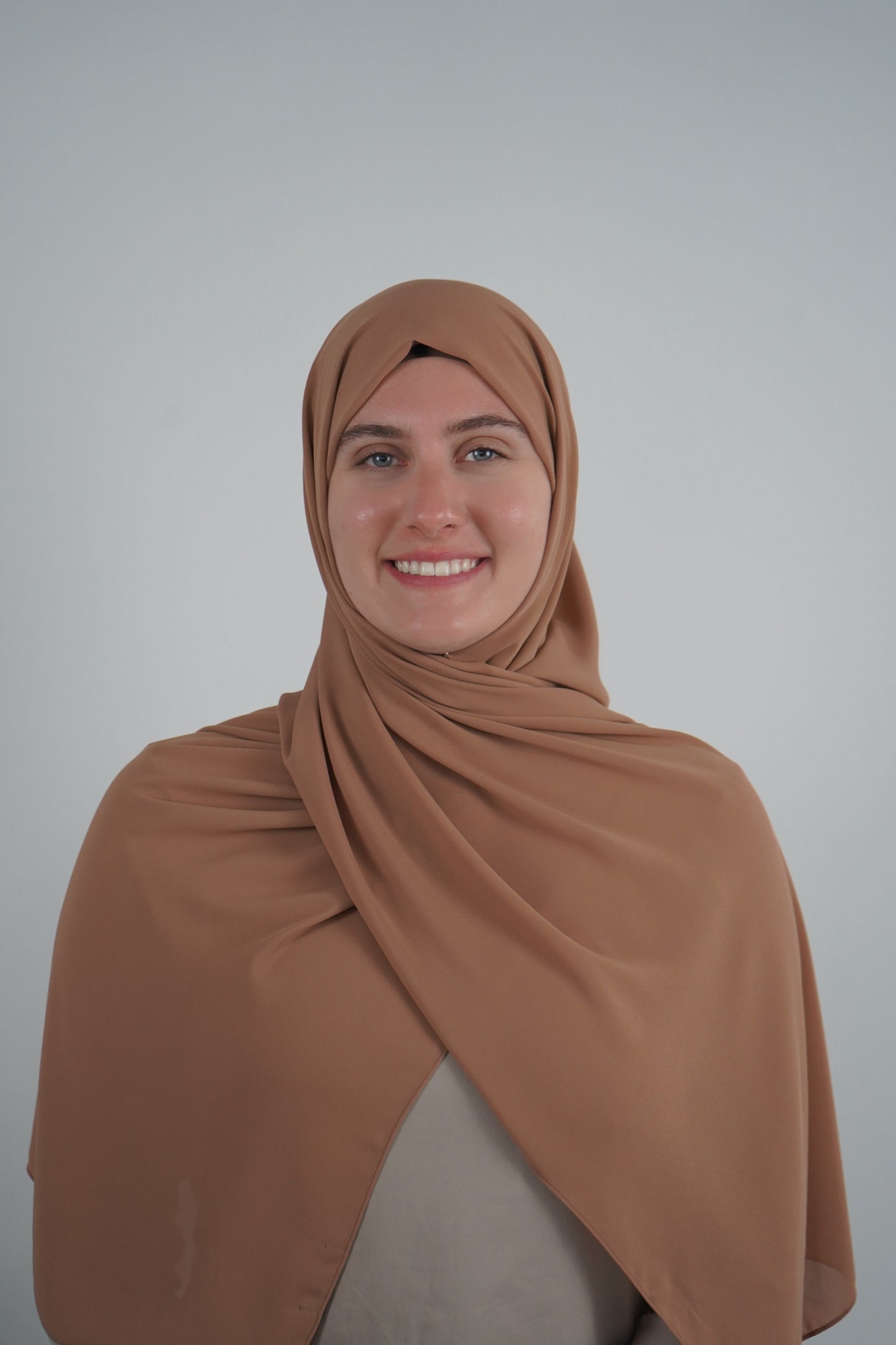 Signature Chiffon Hijab - Light Cocoa