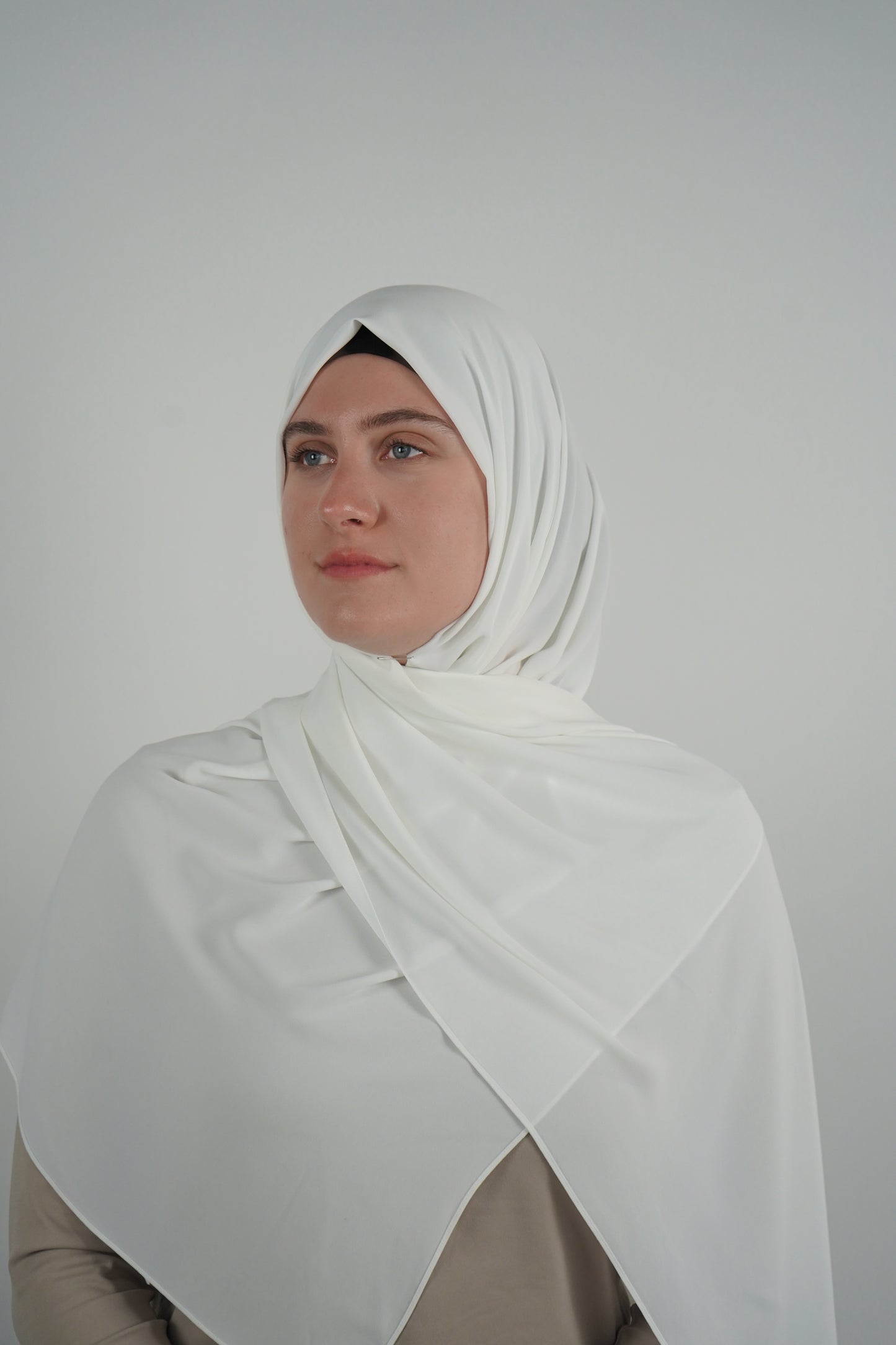 Signature Chiffon Hijab - White