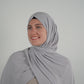 Signature Chiffon Hijab - Light Gray