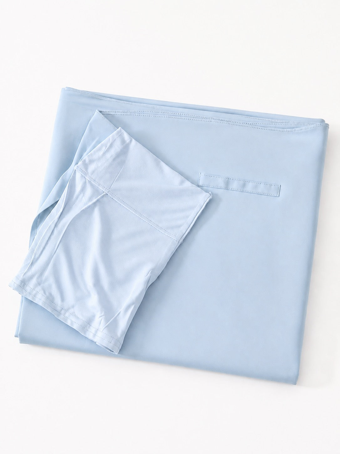 Chiffon Hijab w/ Magnet & Undercap - Baby Blue