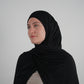 Bamboo Jersey Hijab - Black