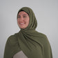 Signature Chiffon Hijab - Light Army Green