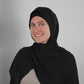 Signature Chiffon Hijab - Black