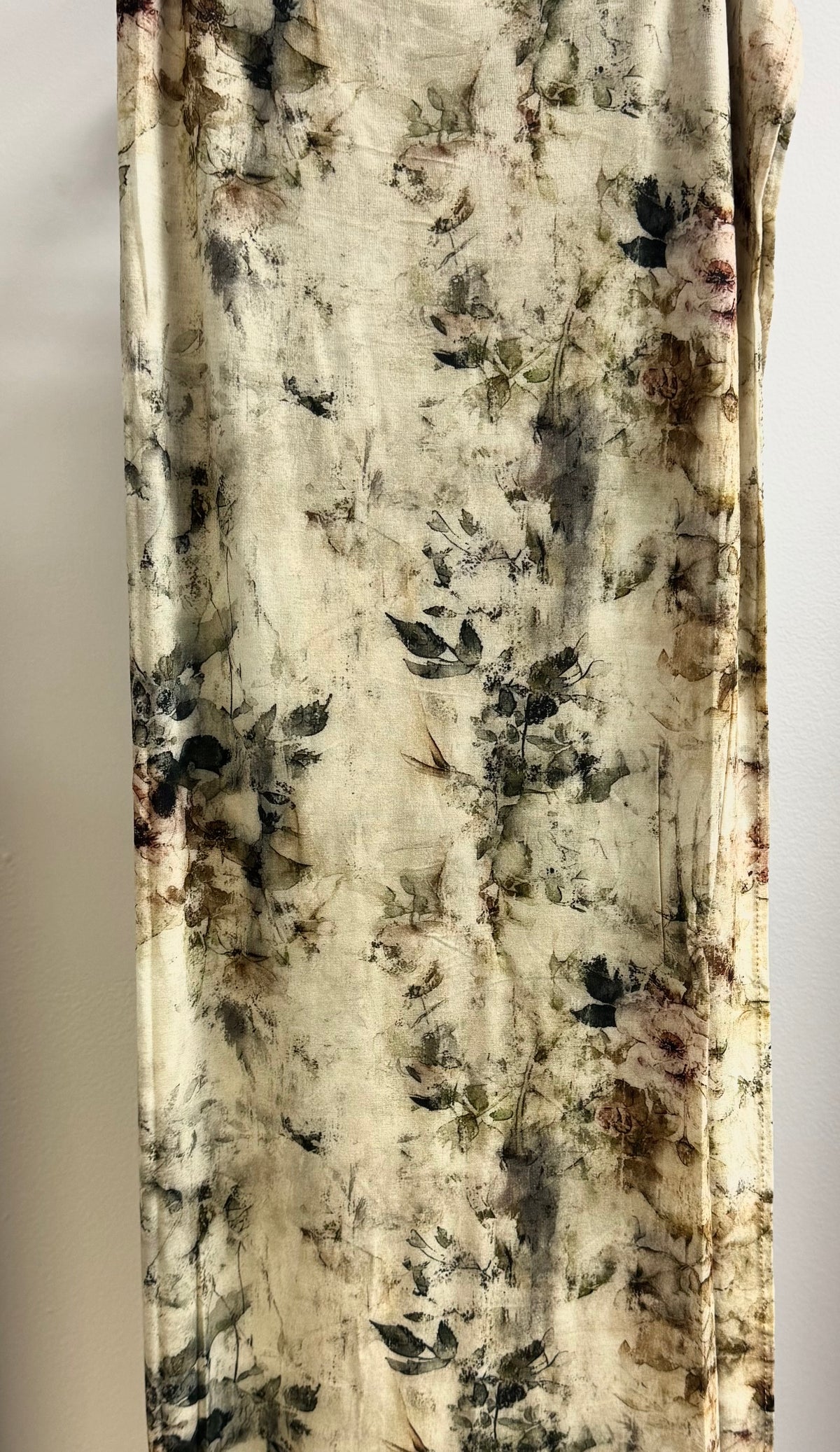 Print Bamboo Jersey Hijab - Earthy Bloom