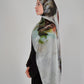 Printed Satin Hijab - Stone Meadow