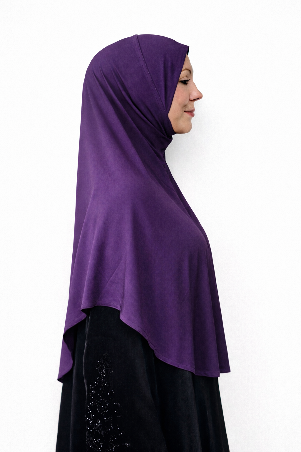 Instant One piece Hijab - Purple - Size XL