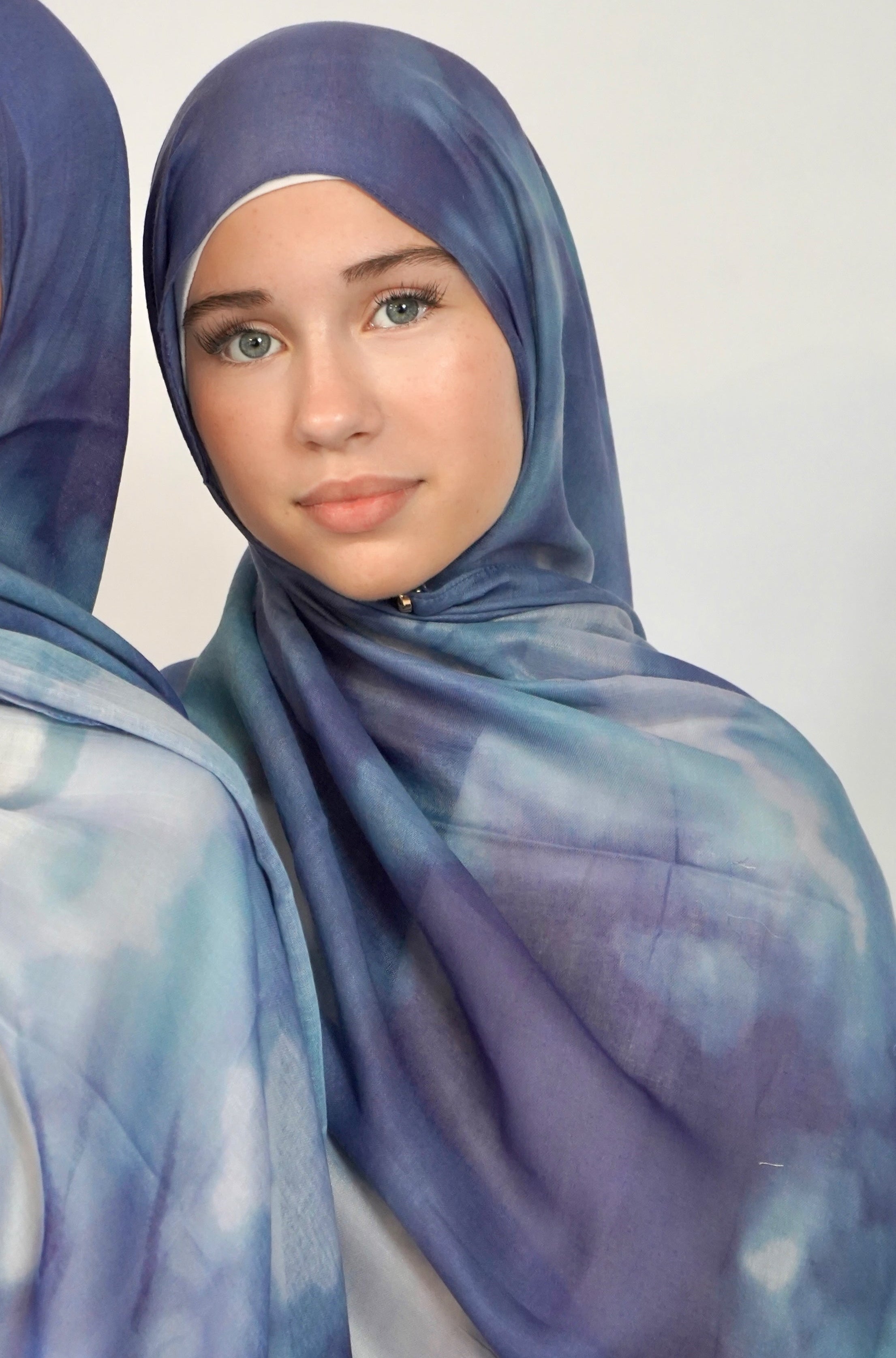 Print Cotton Hijab - Violet Dream