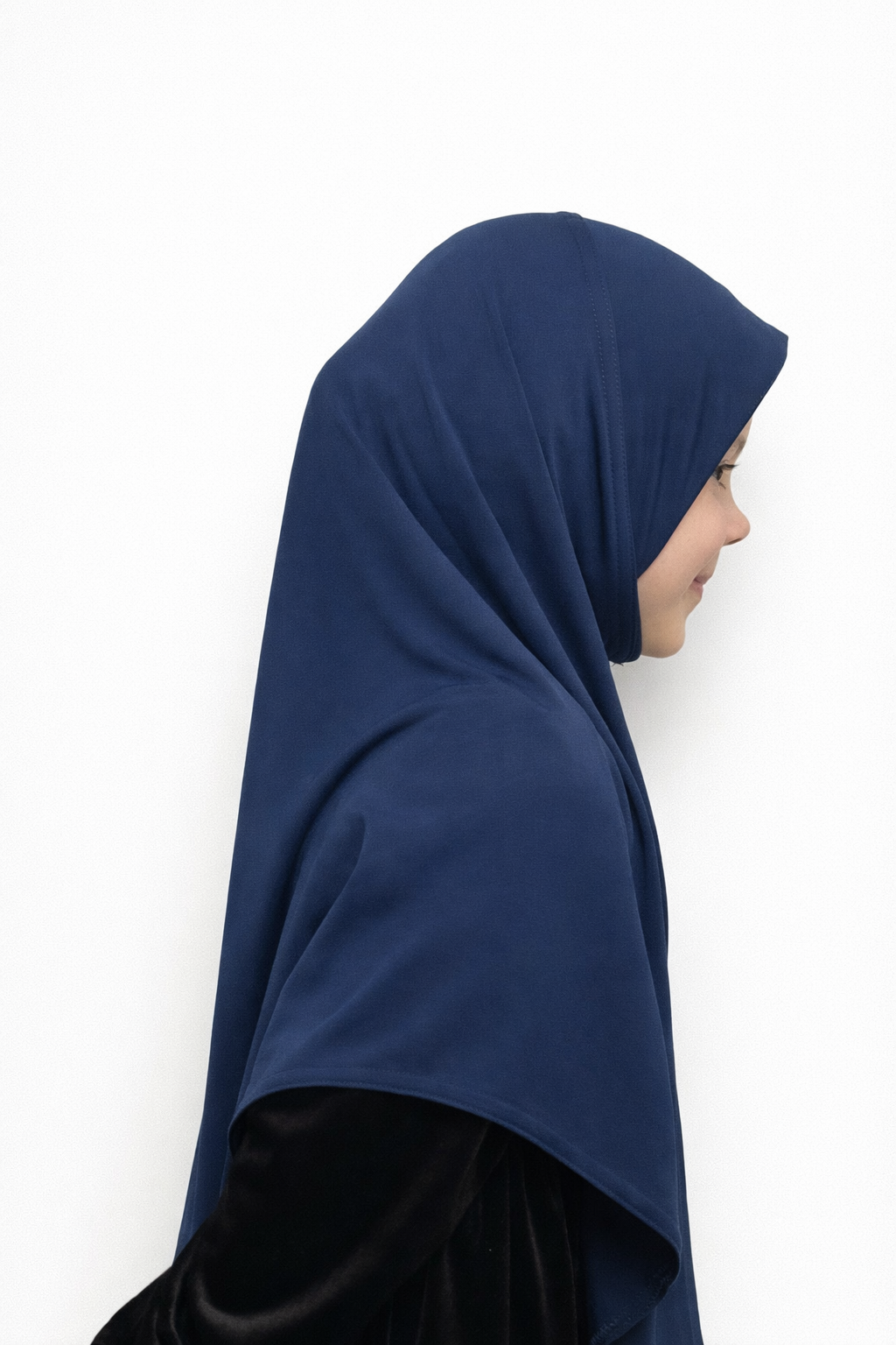 Instant One piece Hijab - Navy - Size M