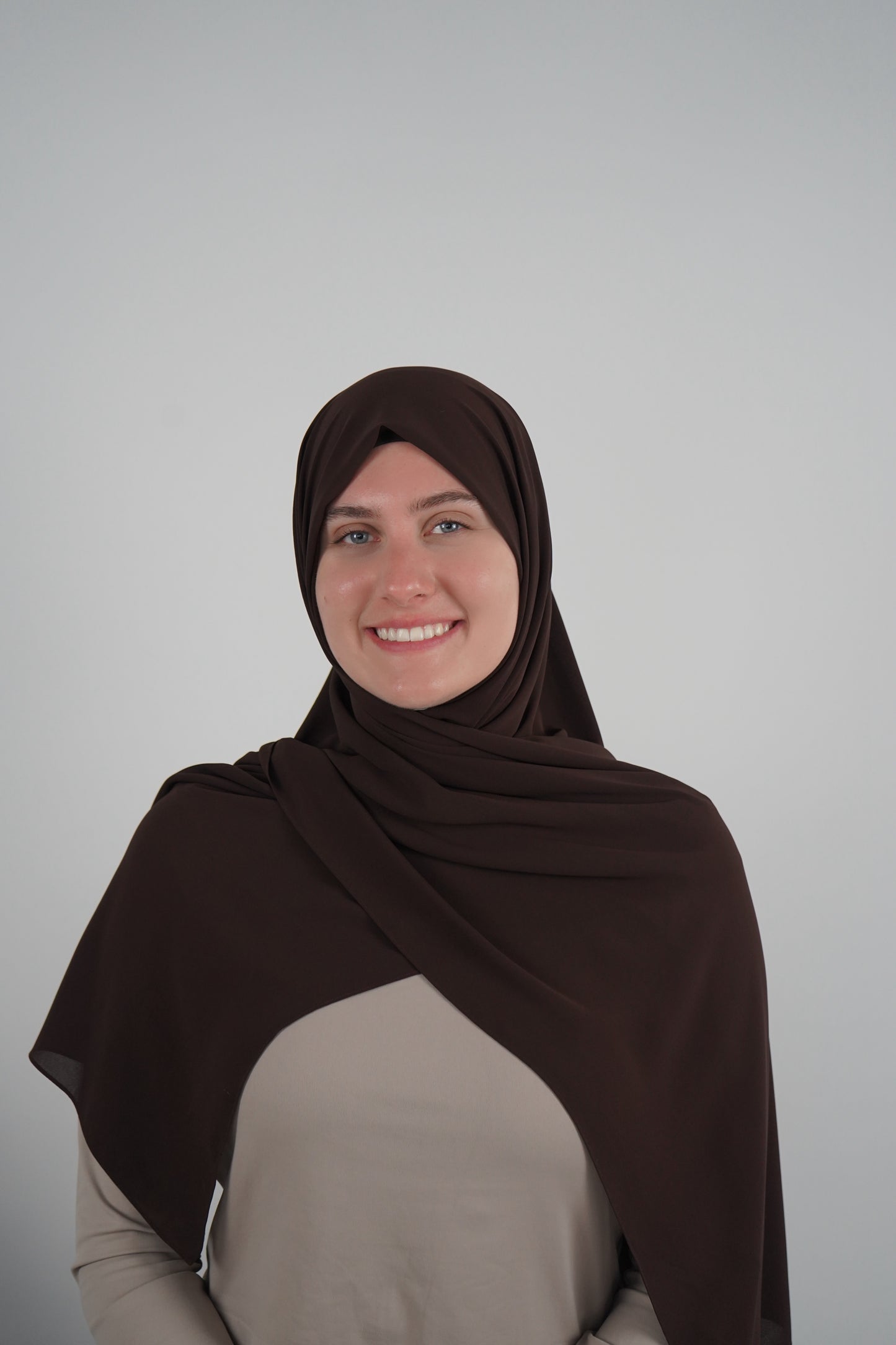 Signature Chiffon Hijab - Espresso