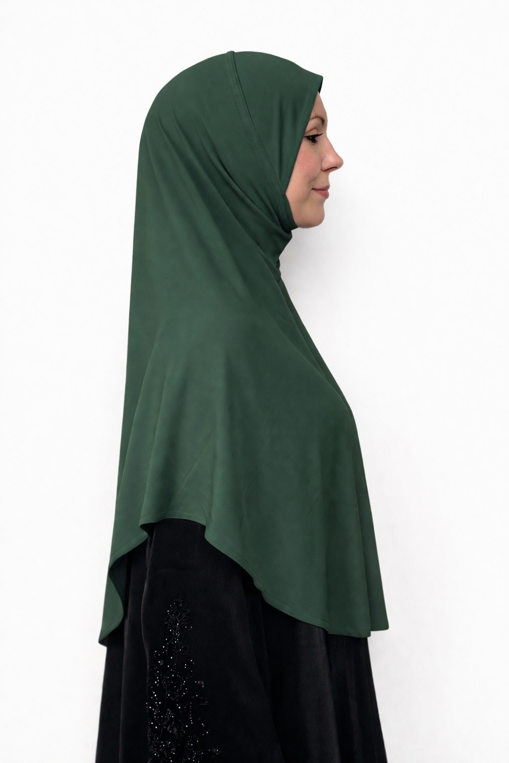 Instant One piece Hijab - Green - Size XL