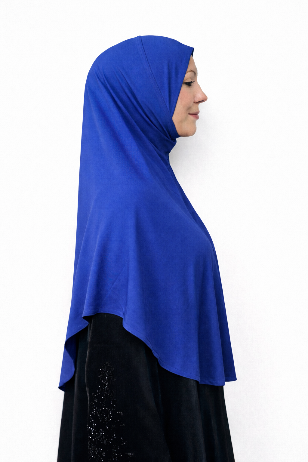 Instant One piece Hijab - Royal Blue - Size XL