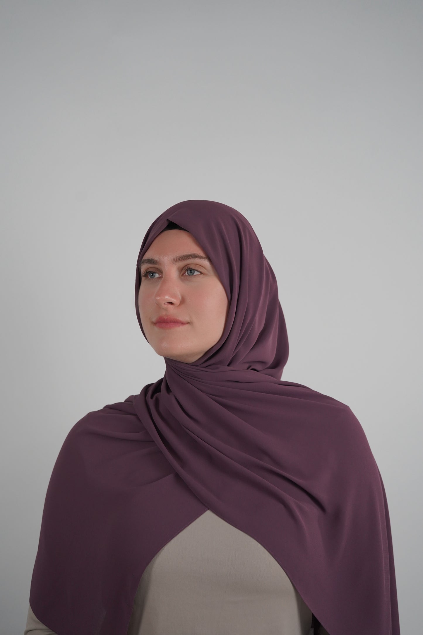 Signature Chiffon Hijab - Dusty Purple