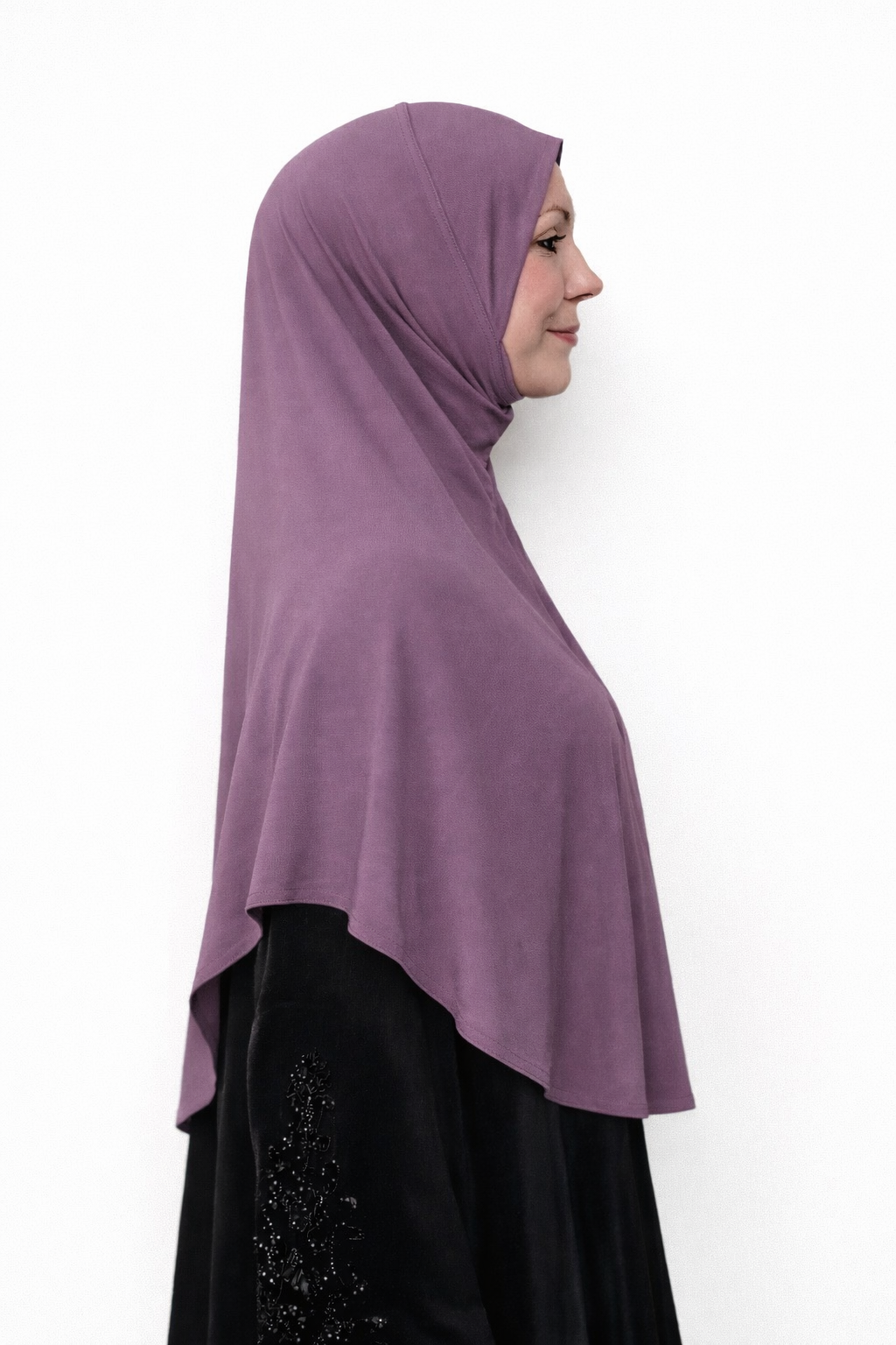 Instant One piece Hijab - Dusty Purple - Size XL