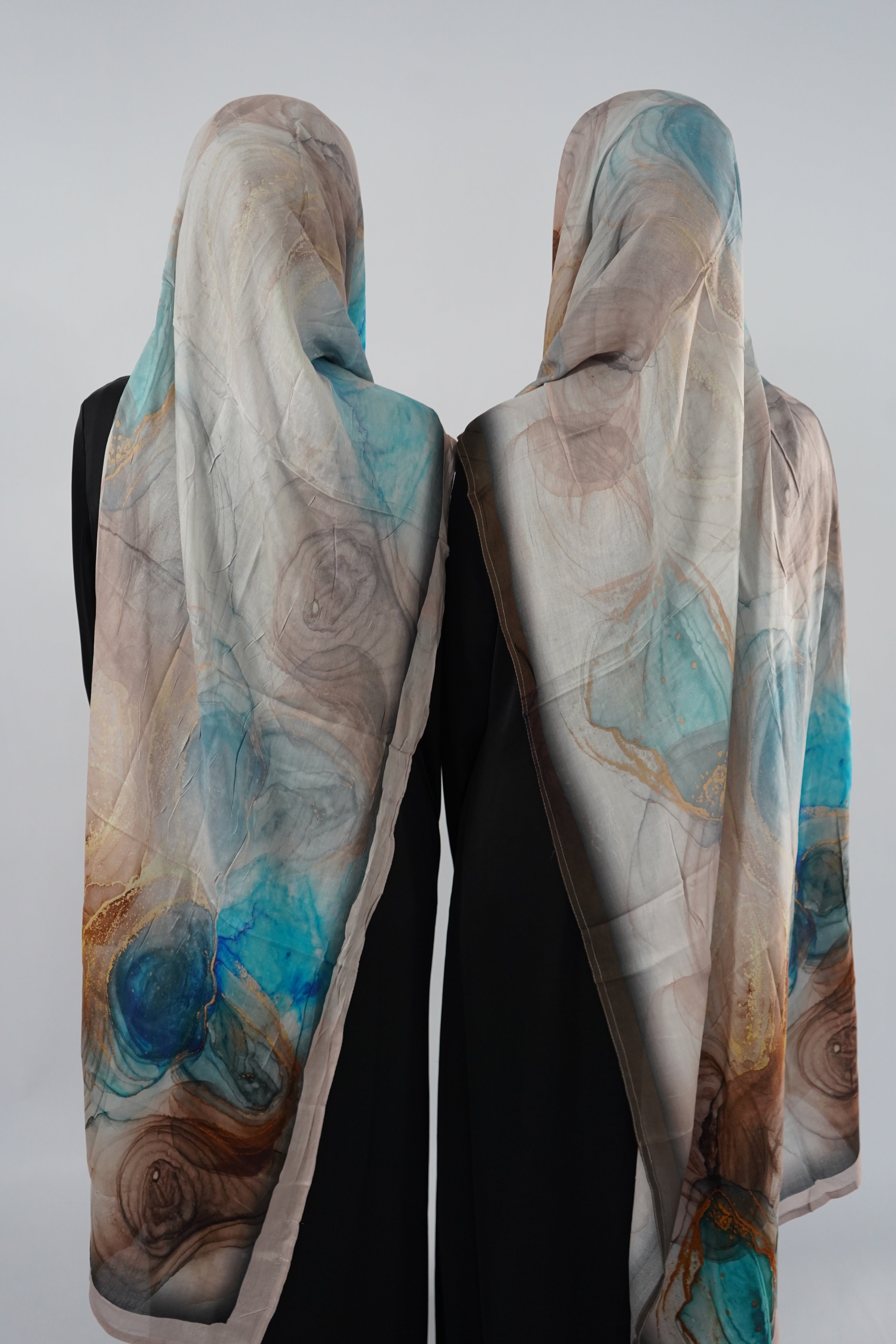 Print Modal Hijab - Tranquil Oasis