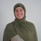 Signature Chiffon Hijab - Light Army Green