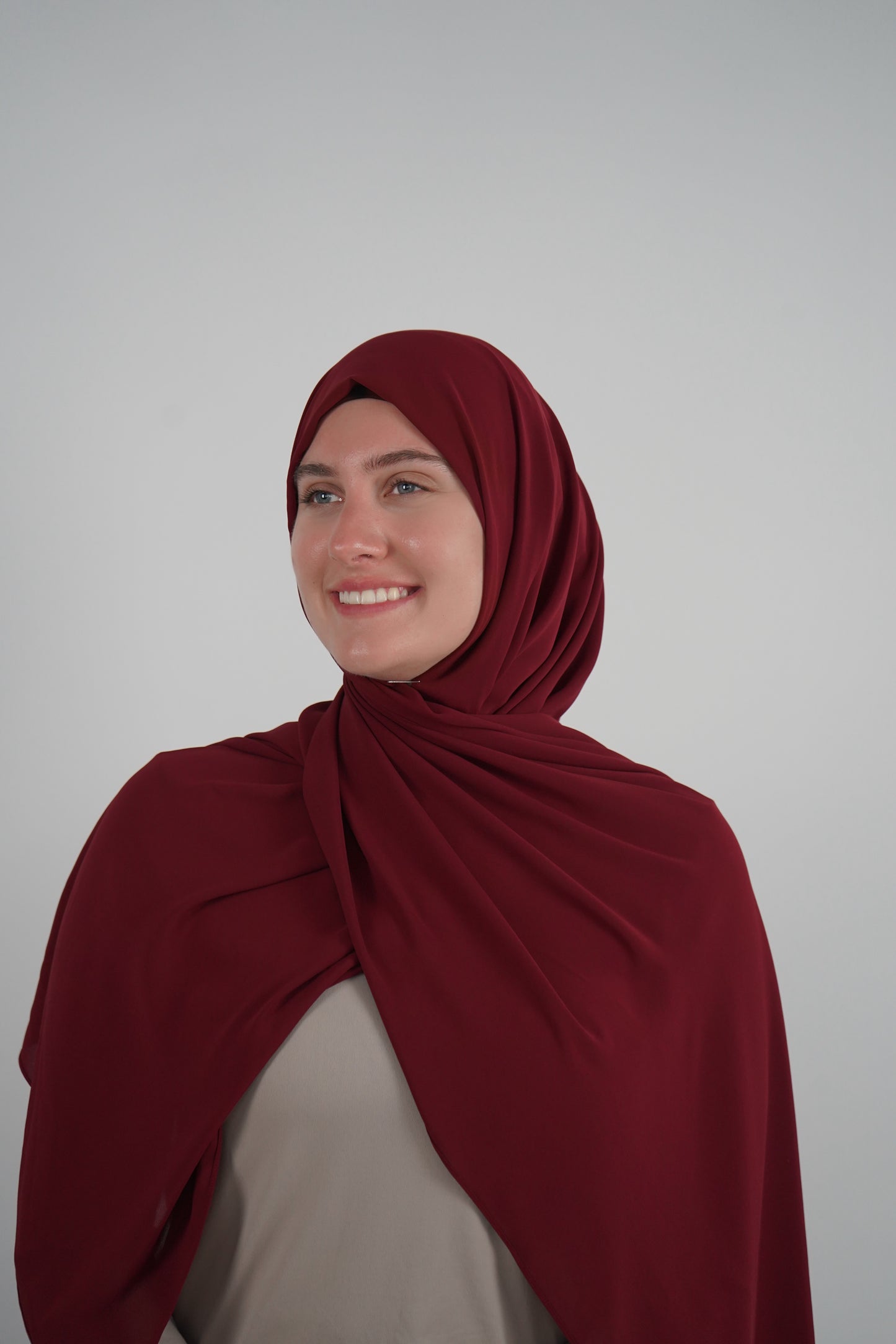 Signature Chiffon Hijab - Maroon