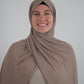 Signature Chiffon Hijab - Cappuccino