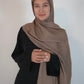 Modal Hijab and Bamboo Undercap Matching  Set - Taupe