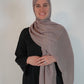 Modal Hijab and Bamboo Undercap Matching  Set - Pale Mauve