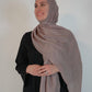 Modal Hijab and Bamboo Undercap Matching  Set - Pale Mauve