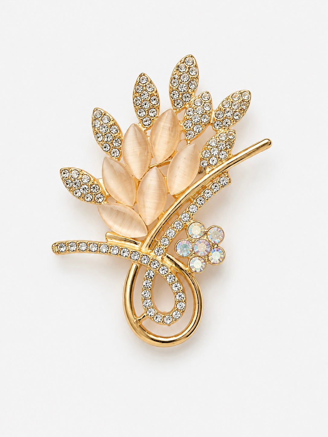 Golden Leaf Brooch
